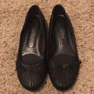 VGUC Umberto Raffini Rosaria black flats 39.5 US 9